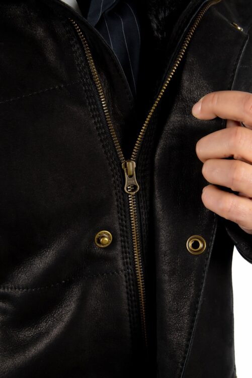 Chaquetón de piel dobleface VICTOR - Imagen 8