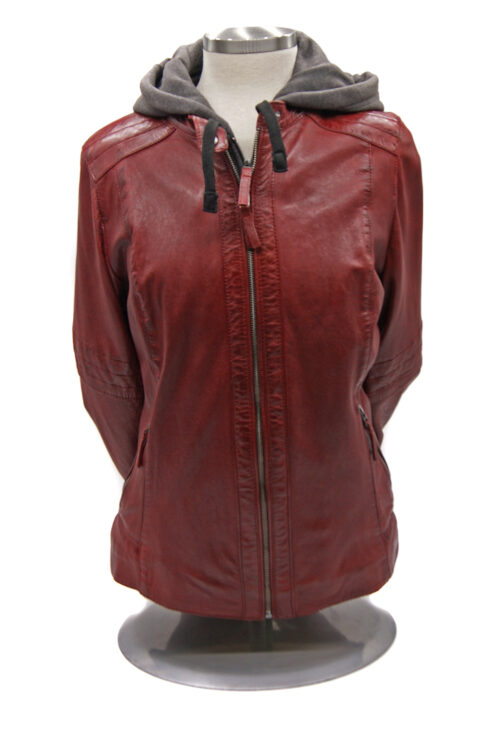 Pelzjacke mit Kapuze DEBBY