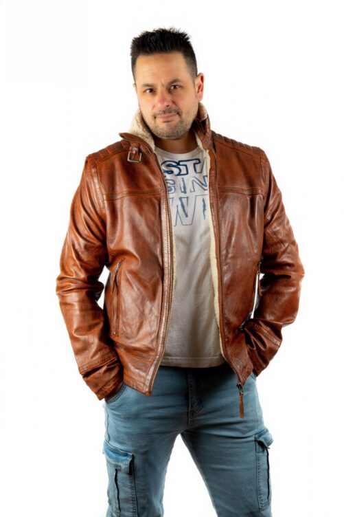 Pelzgefütterte Jacke BRUCE