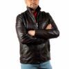 Chaqueta básica de piel BOX - Imagen 4