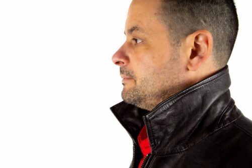 Chaqueta básica de piel BOX - Imagen 5