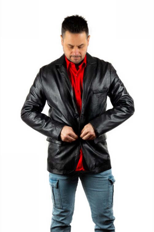 BOSS Lederjacke – Bild 7