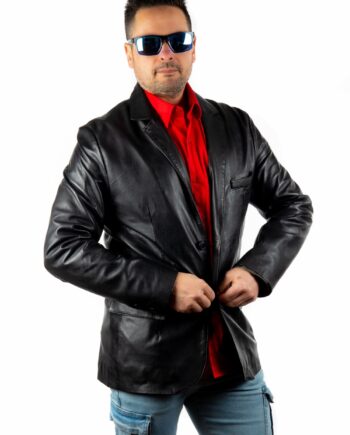 Americana de piel BOSS