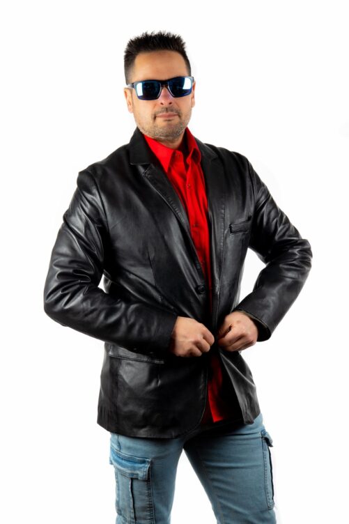 BOSS Lederjacke