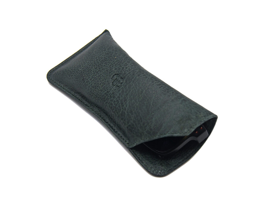 Funda gafas de piel