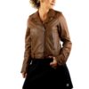 Chaqueta biker de piel, PRINCES - Imagen 2