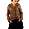 Chaqueta biker de piel, PRINCES - Imagen 7