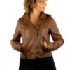 Chaqueta biker de piel, PRINCES - Imagen 8