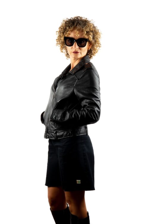 Chaqueta biker de piel, PRINCES - Imagen 12