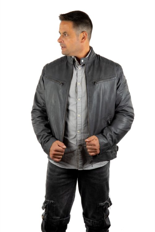 Chaqueta biker HARVEY - Imagen 4