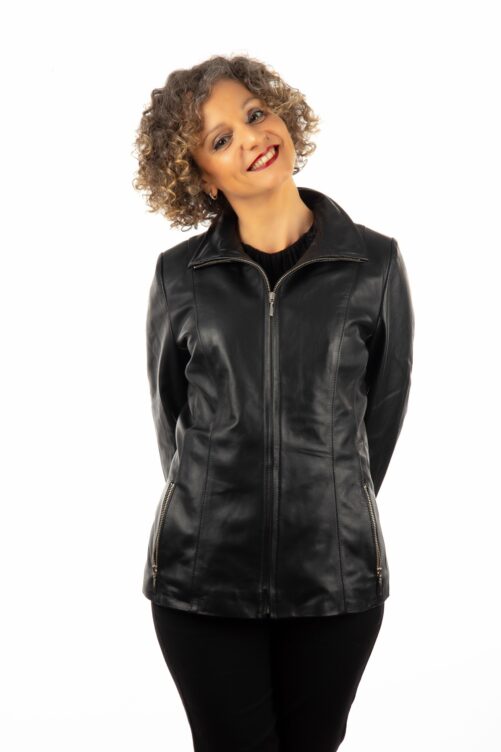 Chaqueta de piel,CLEOZ - Imagen 2