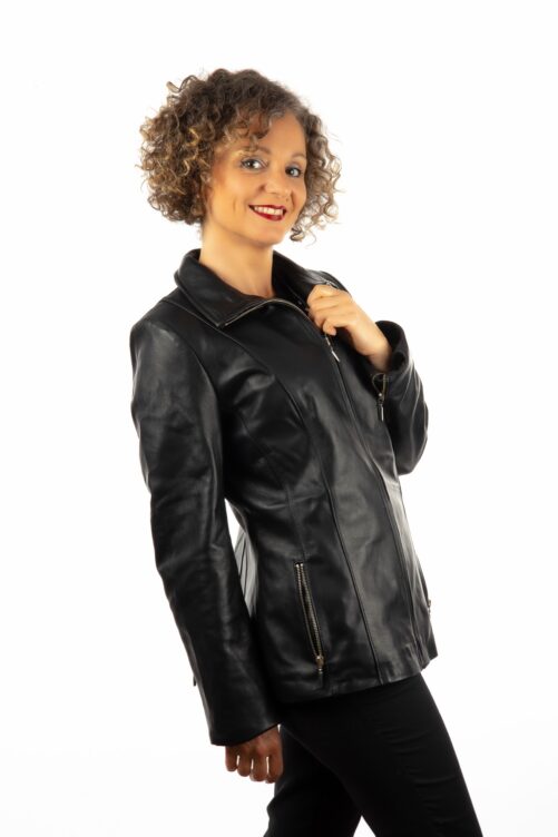 Chaqueta de piel,CLEOZ - Imagen 4