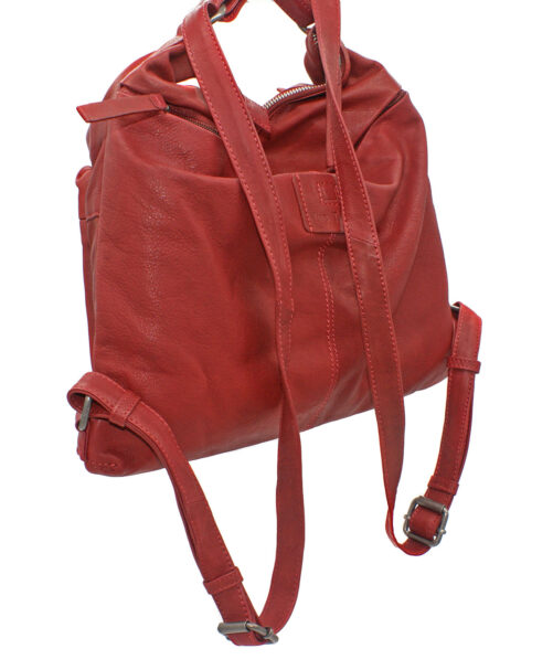 Bolso/ mochila de piel - Imagen 4