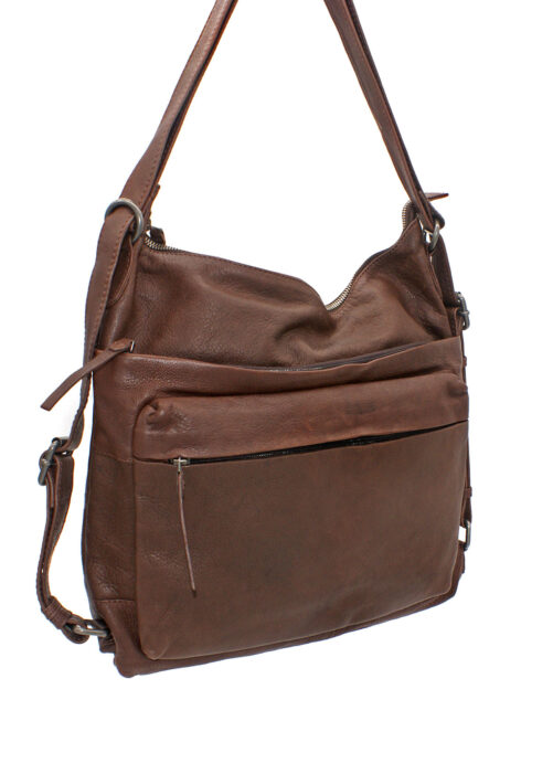Bolso/ mochila de piel - Imagen 6