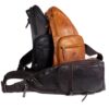 Mochila alforja de piel - Imagen 3