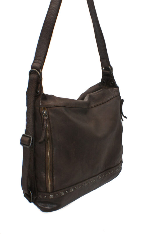 Bolso / mochila de piel. - Imagen 2