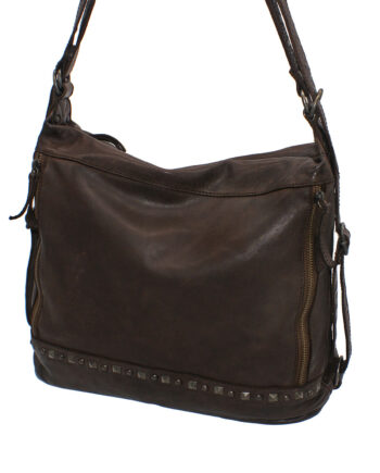 Bolso / mochila de piel.