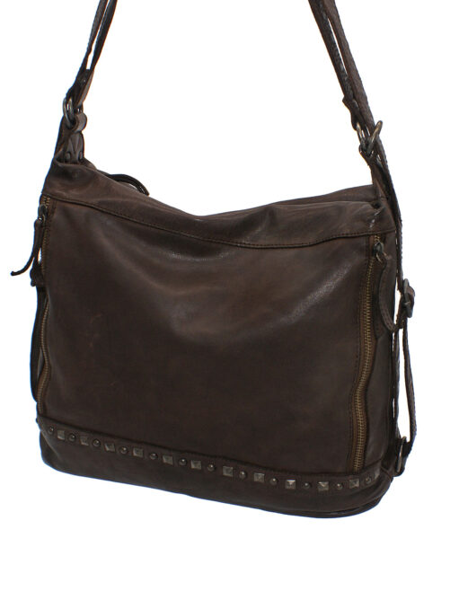 Bolso / mochila de piel.