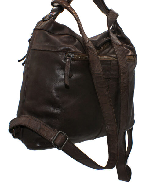 Bolso / mochila de piel. - Imagen 4