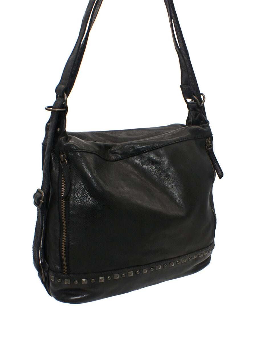 Bolso / mochila de piel.
