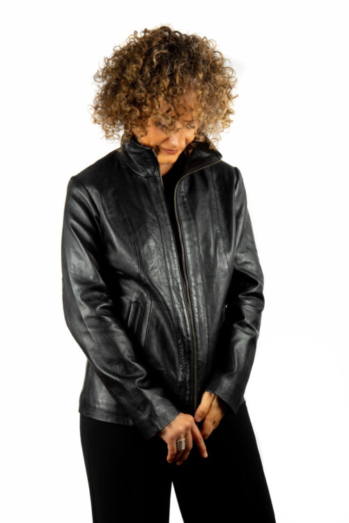 Lederjacke, NEW LADIE – Bild 4