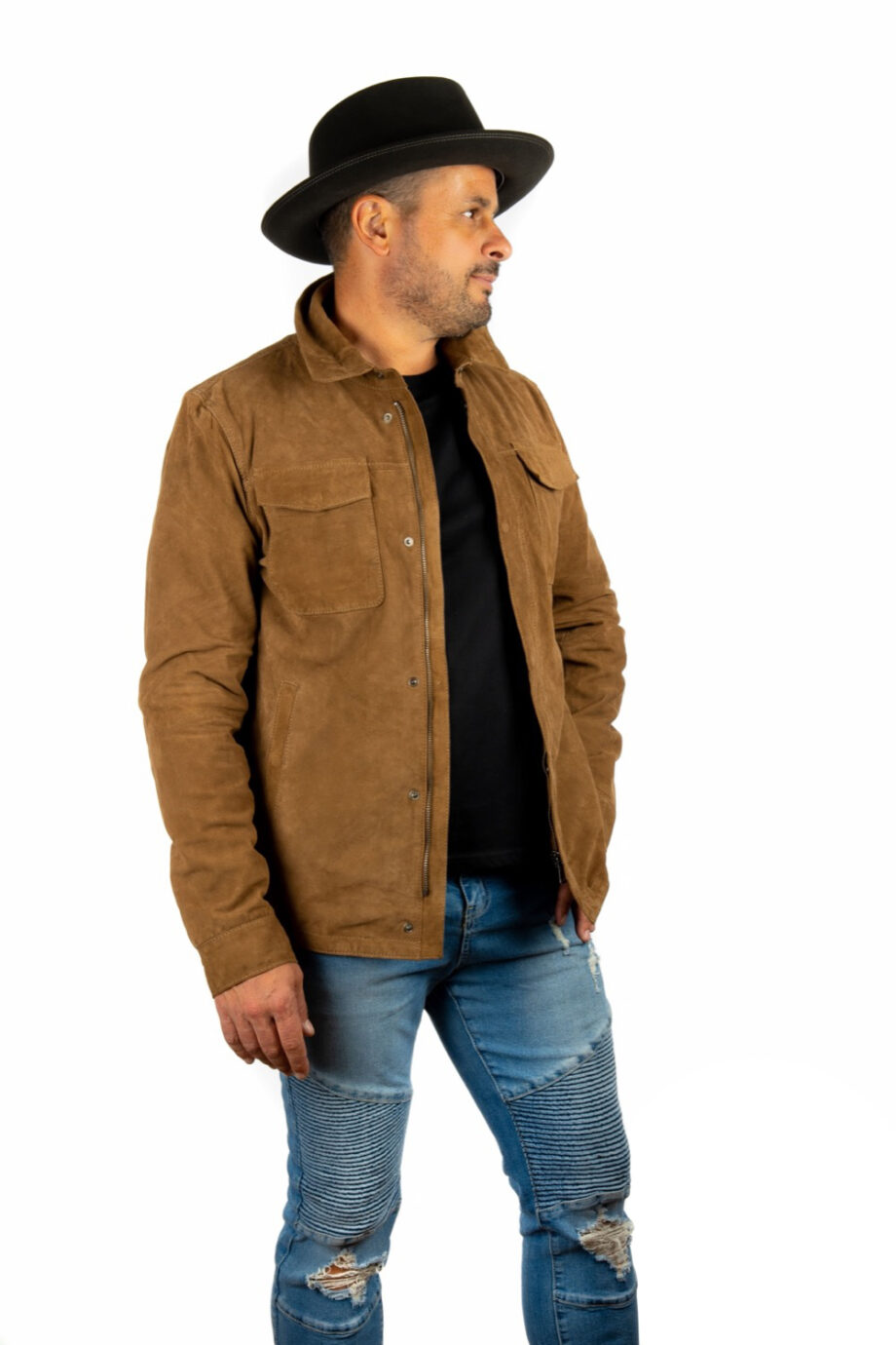 Chaqueta de ante MILANO
