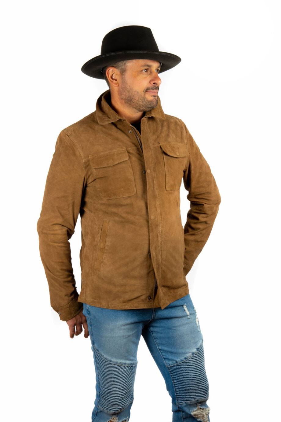 Chaqueta de ante MILANO