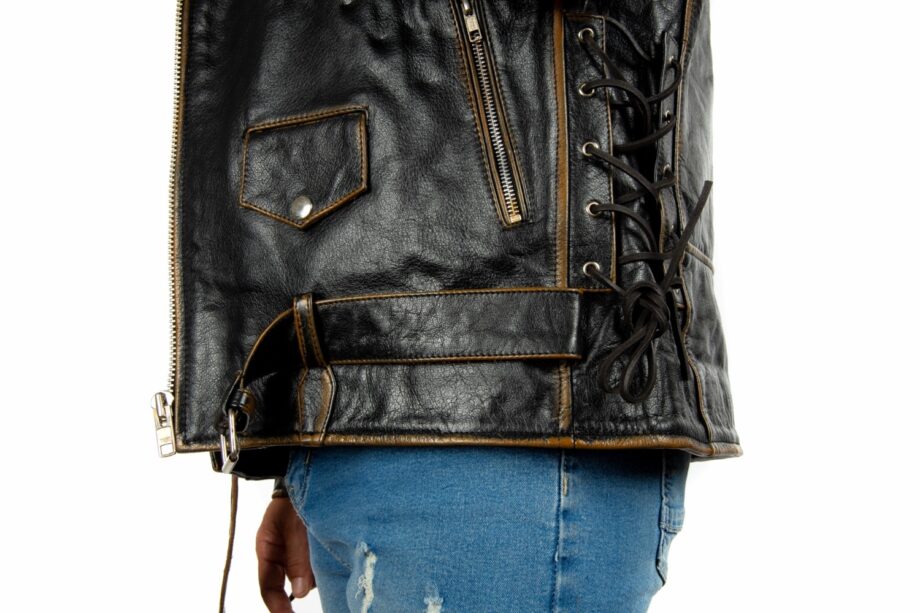 Chaqueta de piel Biker, Road