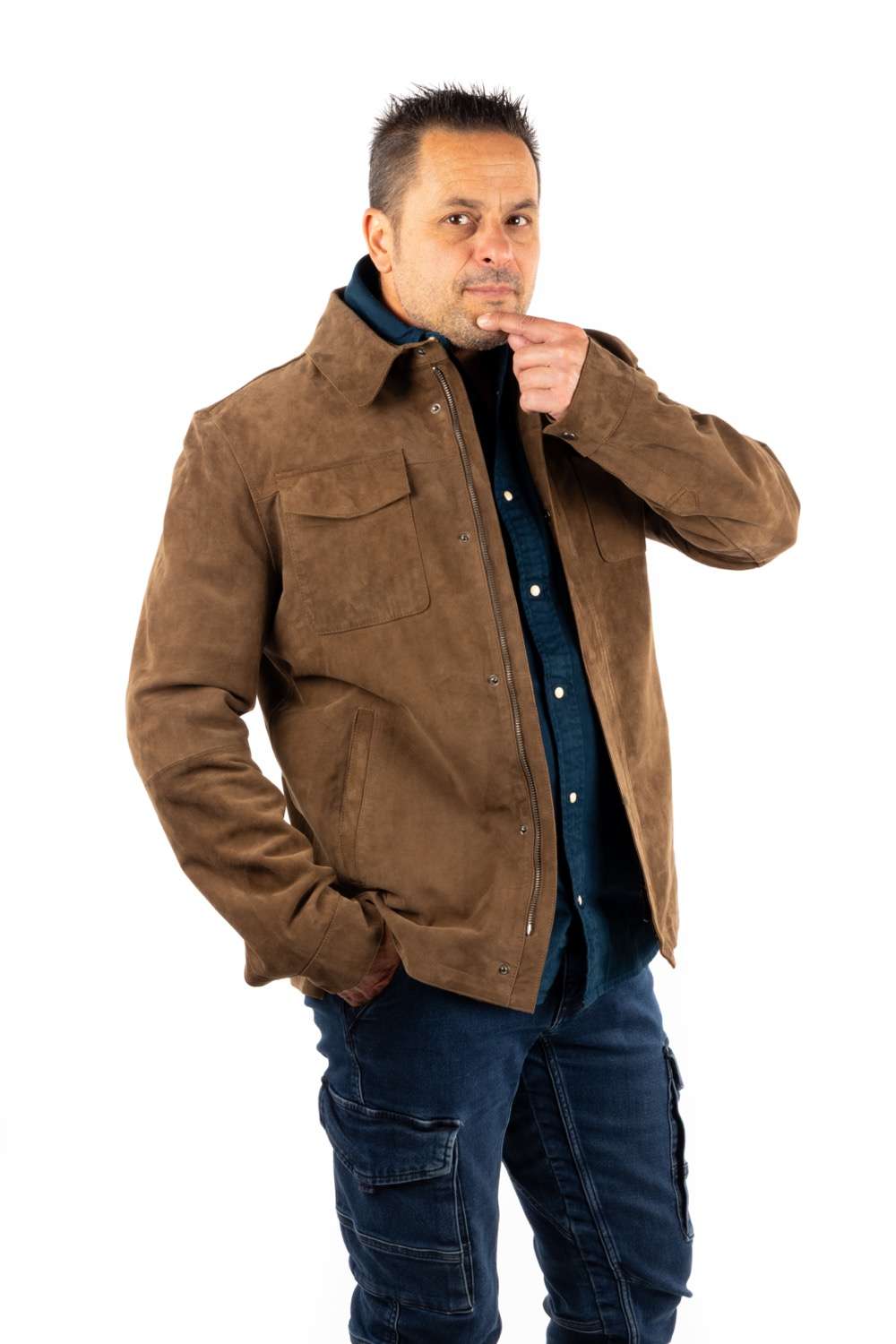 Chaqueta de ante MILANO