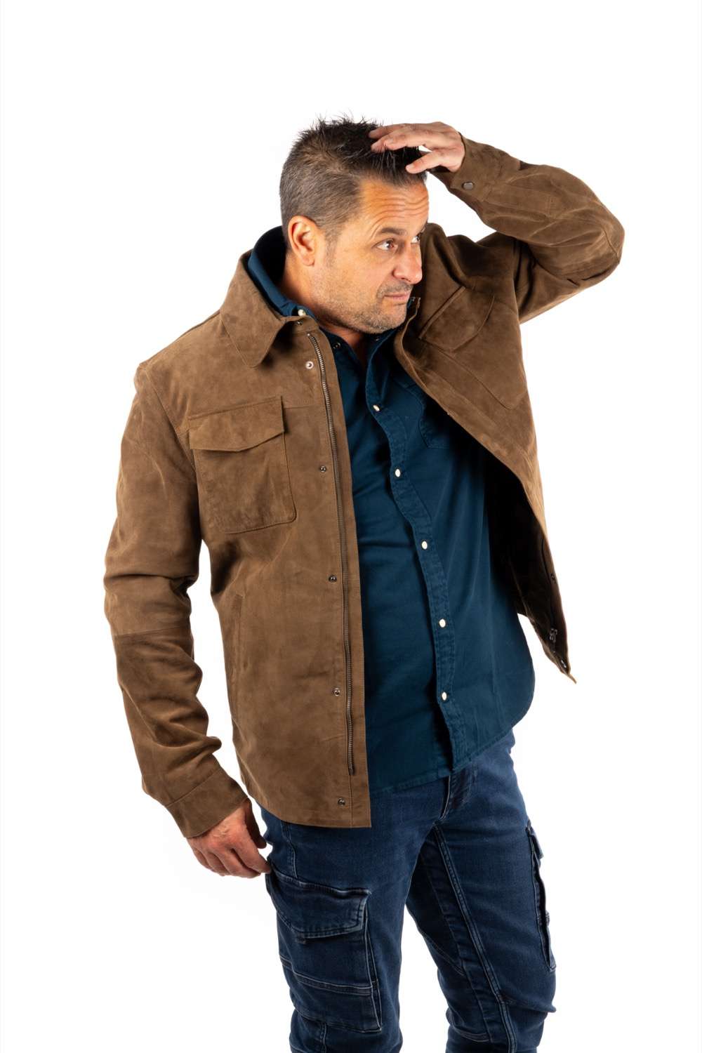 Chaqueta de ante MILANO