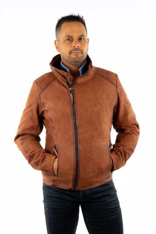 Chaqueta de nobuk ZORDAL