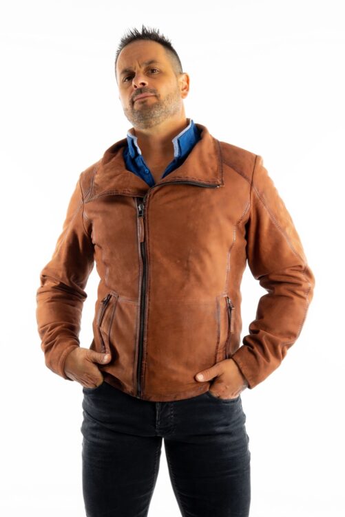 Chaqueta de nobuk ZORDAL - Imagen 4