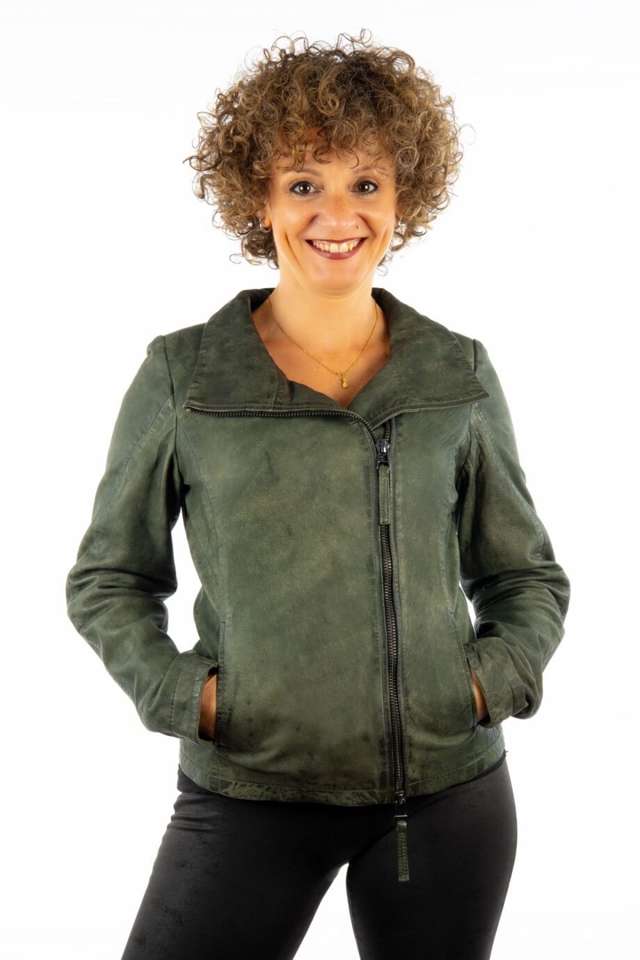 Chaqueta de nobuk, GRAJA