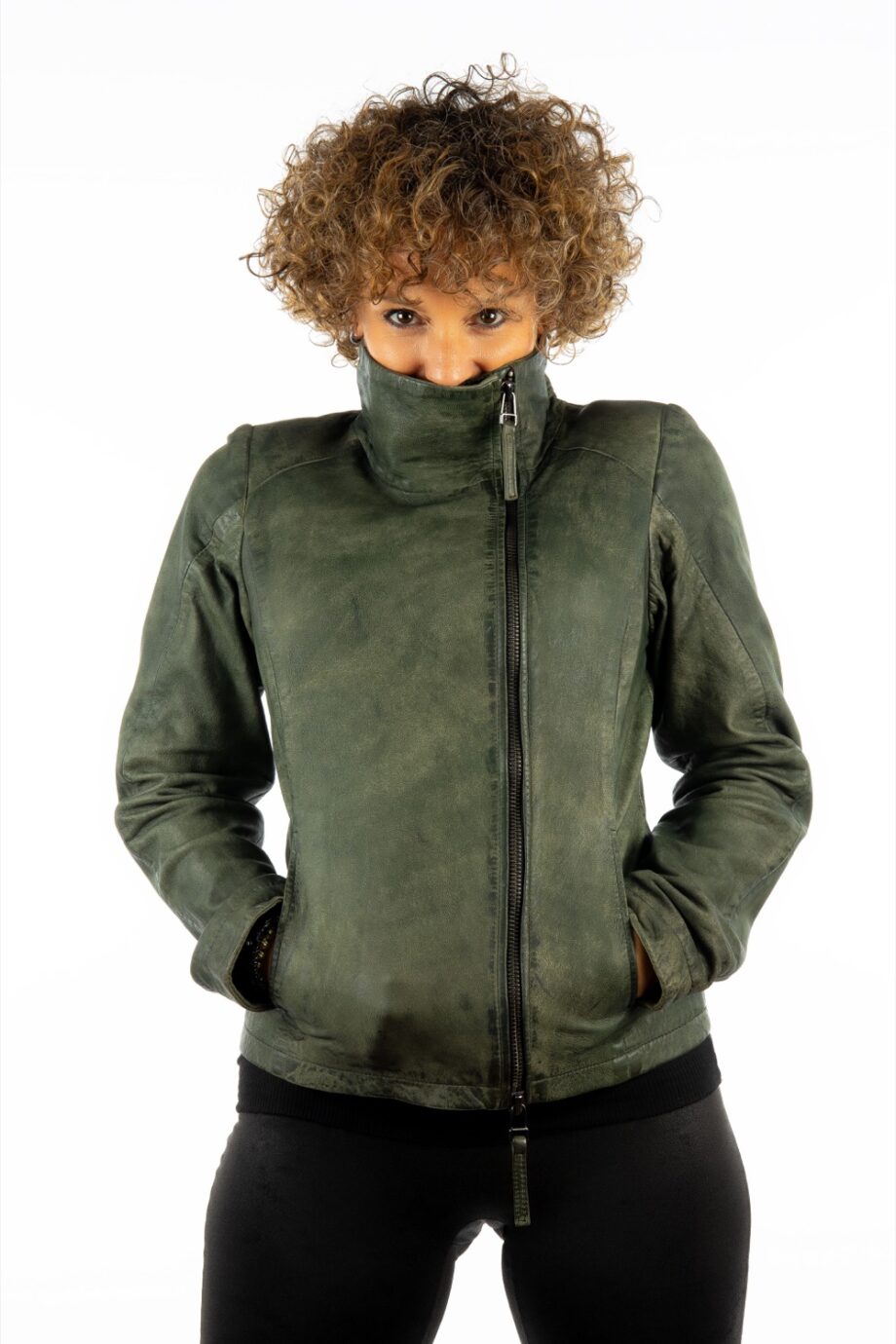 Chaqueta de nobuk, GRAJA