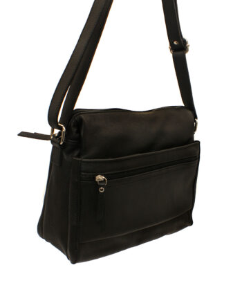 Bolso multi departamento de piel