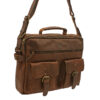 Bolso cartero de piel
