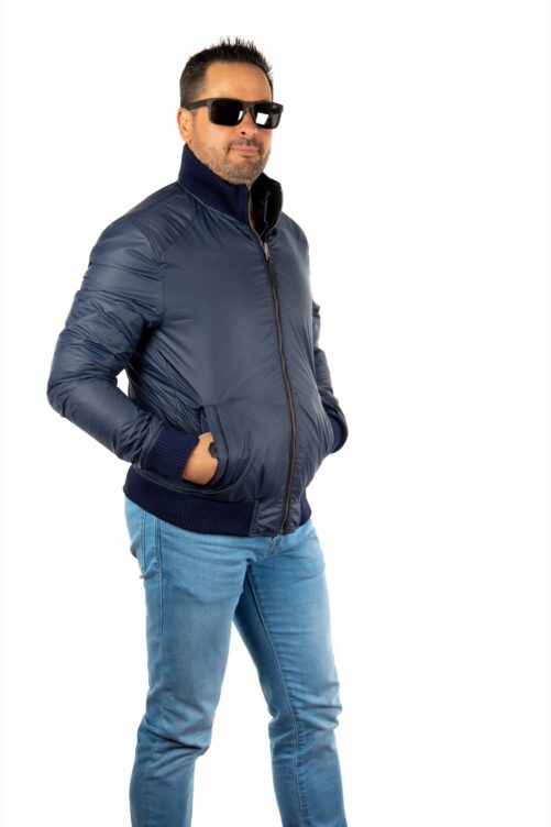 Cazadora reversible de piel  ANDRES - Imagen 6