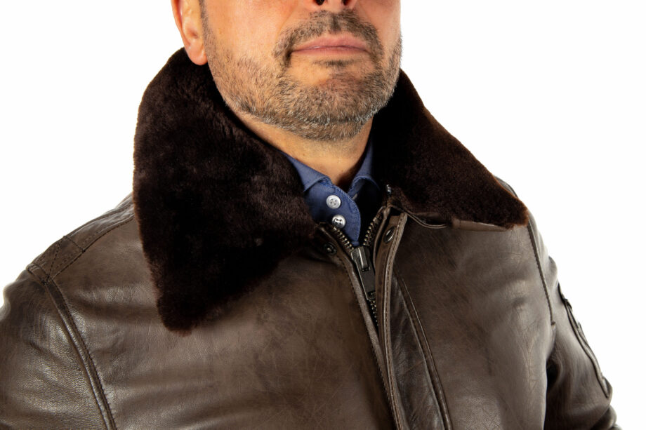 Cazadora de piel ICEMAN