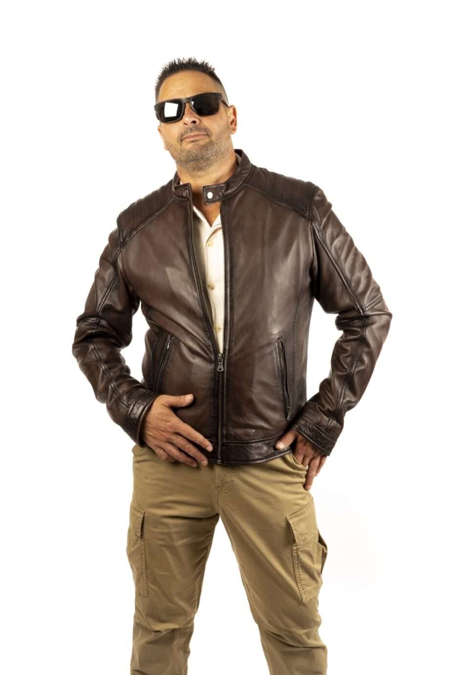 Chaqueta de piel MANAGER