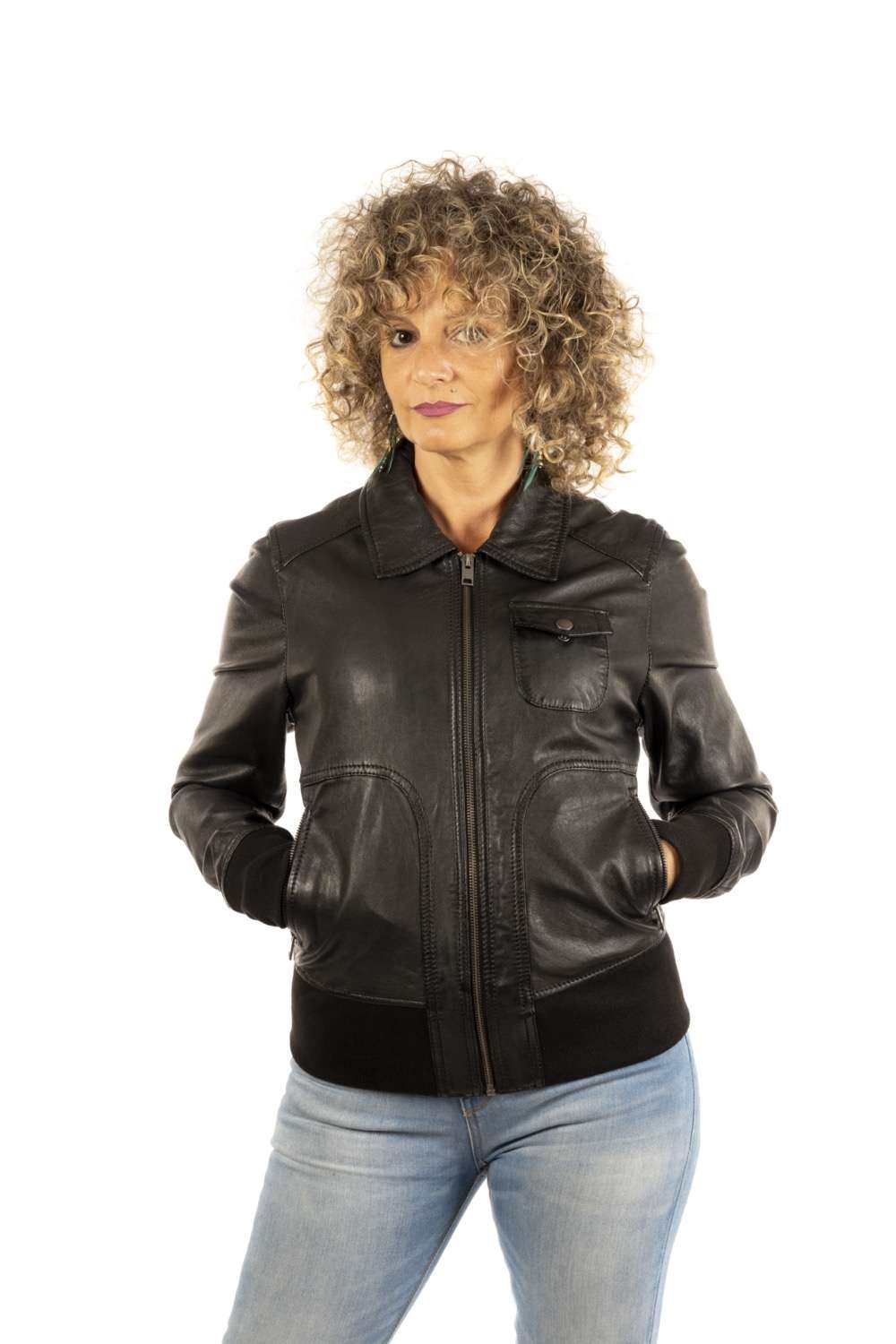 Chaqueta de piel GIRL
