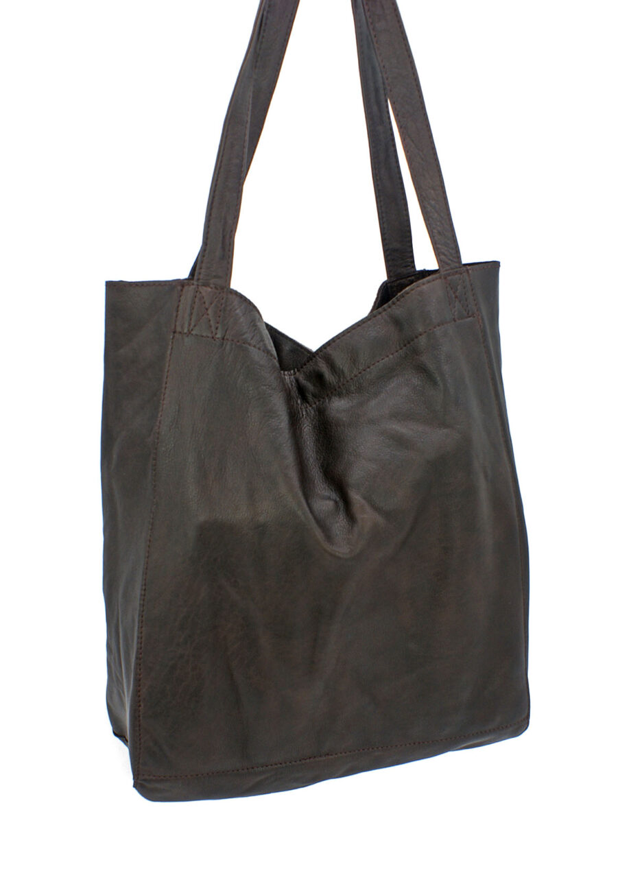 Bolso  de piel rustica