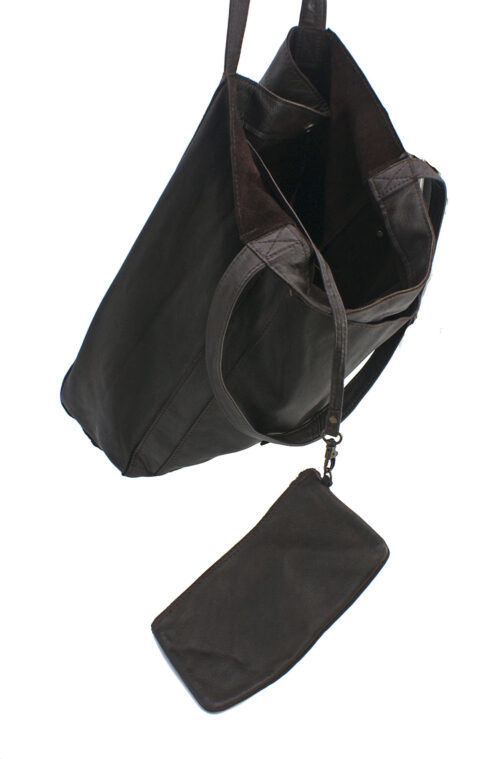 Bolso  de piel rustica - Imagen 4