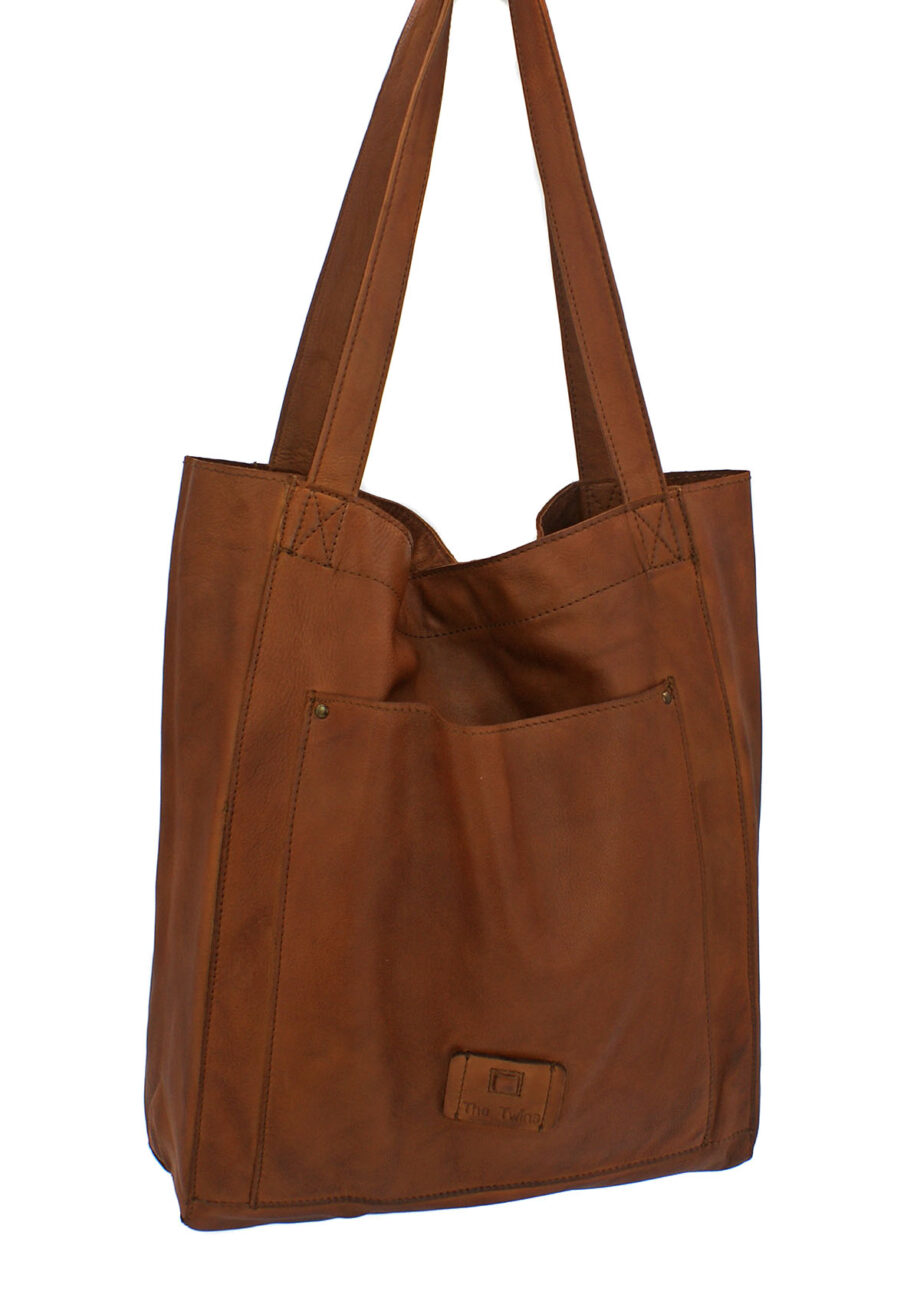 Bolso  de piel rustica