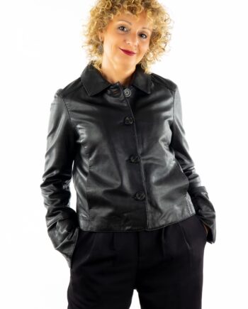 Chaqueta de piel LESLIE