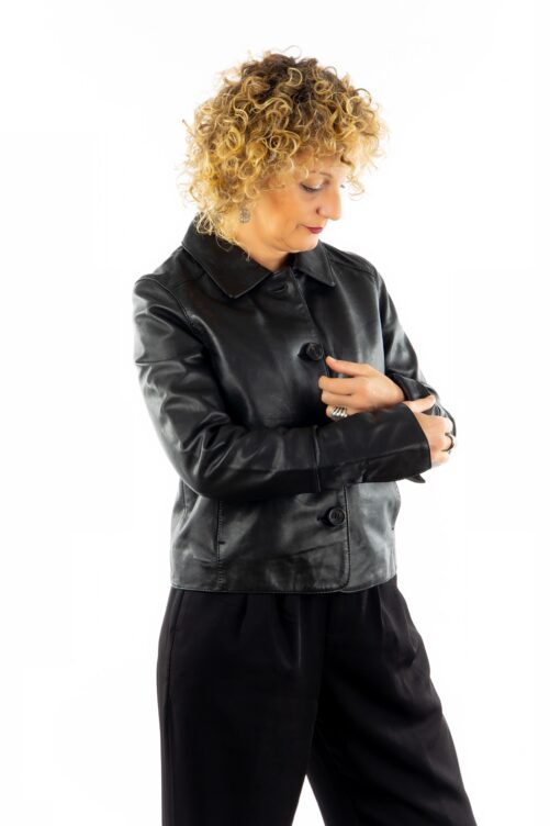 Chaqueta de piel LESLIE - Imagen 2