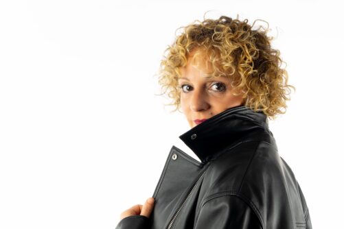 Biker de piel SPIGA - Imagen 4