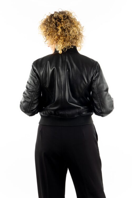 Bomber de piel YALE - Imagen 5