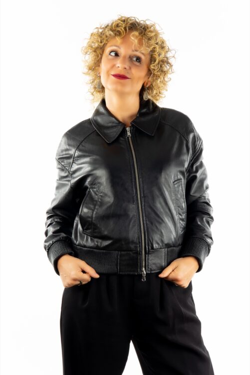 Bomber de piel CHUECA - Imagen 2