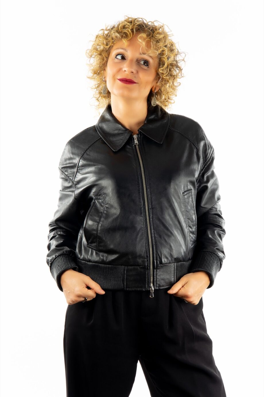 Bomber de piel CHUECA