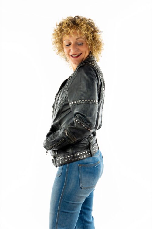 Biker de piel JACK - Imagen 3